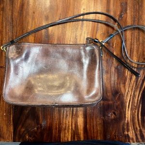 SOLD!! Coach, brown, leather purse